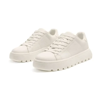 ZARA CHUNKY LACE UP SNEAKERS OFFWHITE