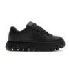 ZARA CHUNKY LACE UP SNEAKERS BLACK